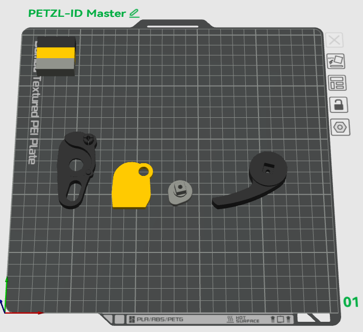 Petzl-Style Descender Tabletop Training Model | 3MF Digital Download