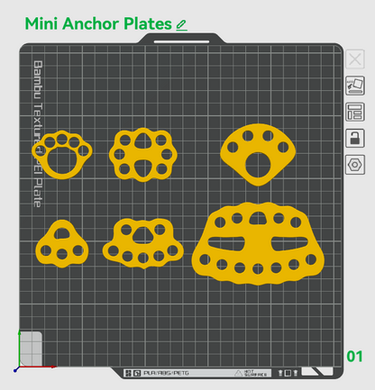 Rigging Plate Pack | FREE 3MF Digital Download