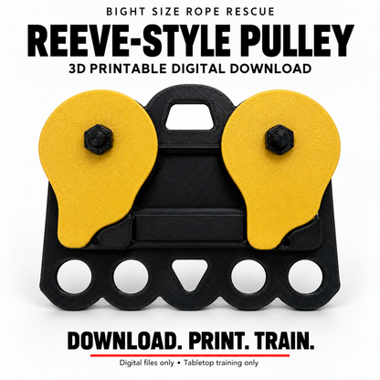 REEVE-Style Highline Pulley | 3D Printable Digital Download
