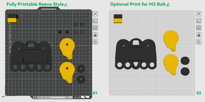 REEVE-Style Highline Pulley | 3D Printable Digital Download